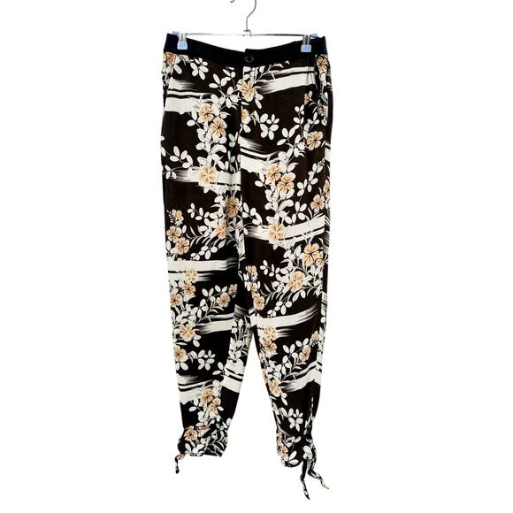 Anthropologie Floral Casual Trouser Pants - Picture 2 of 5
